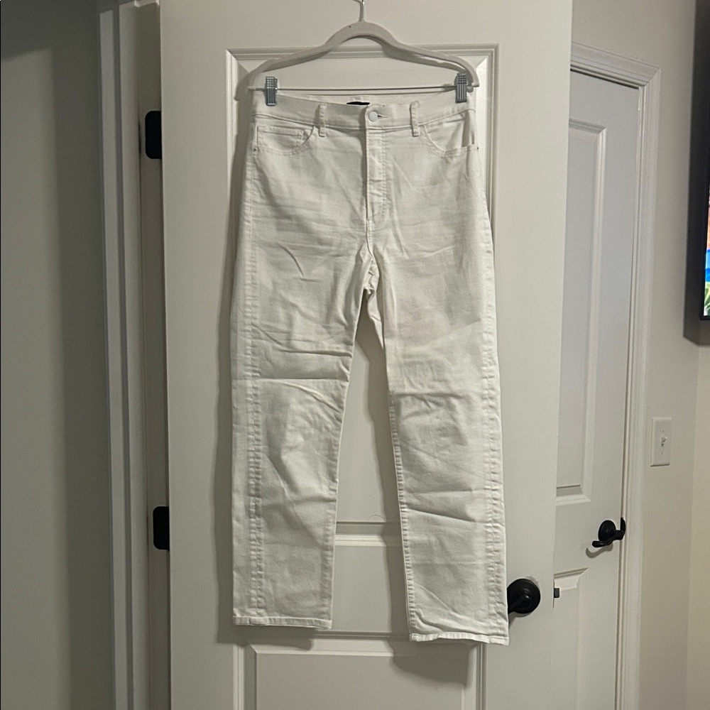 Express Women's High Rise Jeans - White